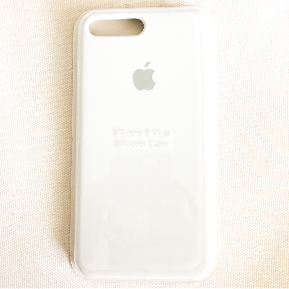 iPhone 7/8 plus white silicone case🆕
